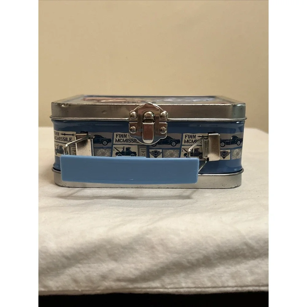 Disney Pixar Cars 2 Finn McMissile Mini Lunch Box Collectible Tin Blue